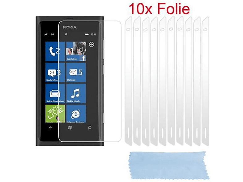 2 Pellicole Protettive Dipos Crystalclear Per Nokia Lumia 640, Realizzate In Germania, Taglio Laser, Anti-graffio - 2