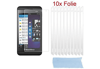 Película Protectora  - 10x Protector de pantalla transparente -  High Clear – TRANSPARENTE CADORABO, Blackberry, Z10, Vidrio templado