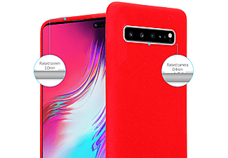 CADORABO TPU Silikon Frosted Hülle, Backcover, Samsung, Galaxy S10 5G, FROST ROT