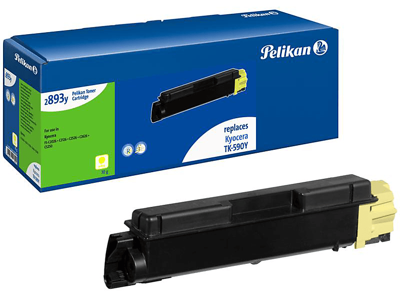 Gelb Tonerkartusche PELIKAN (Kyocera 1T02KVANL0/TK-590Y) Tonerkartusche