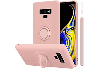 CADORABO TPU Liquid Ring Silicone Case Hülle, Backcover, Samsung, Galaxy NOTE 9, LIQUID PINK