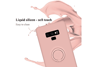 CADORABO TPU Liquid Ring Silicone Case Hülle, Backcover, Samsung, Galaxy NOTE 9, LIQUID PINK