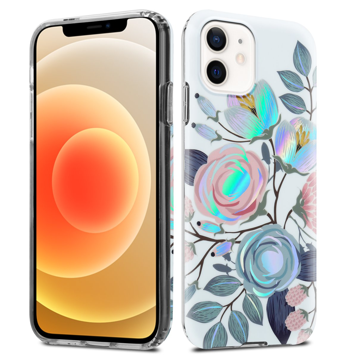 Custodie per telefono con design floreale.
