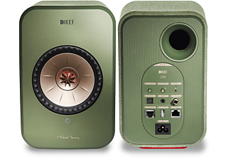 KEF KEF LSX Wireless Stereo-Musiksystem WLAN Lautsprecher (Uni-Q Treiber, Spotify, Tidal, AirPlay, Bluetooth, Grün)