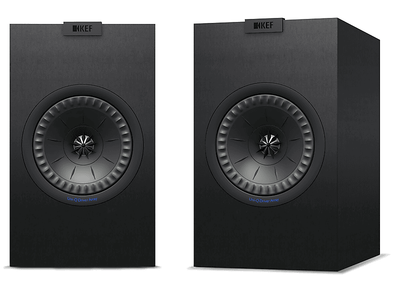 Treiber, 2-Wege-Regallautsprecher 2-Wege Schwarz Q150 mit KEF Regallautsprecher System Uni-Q