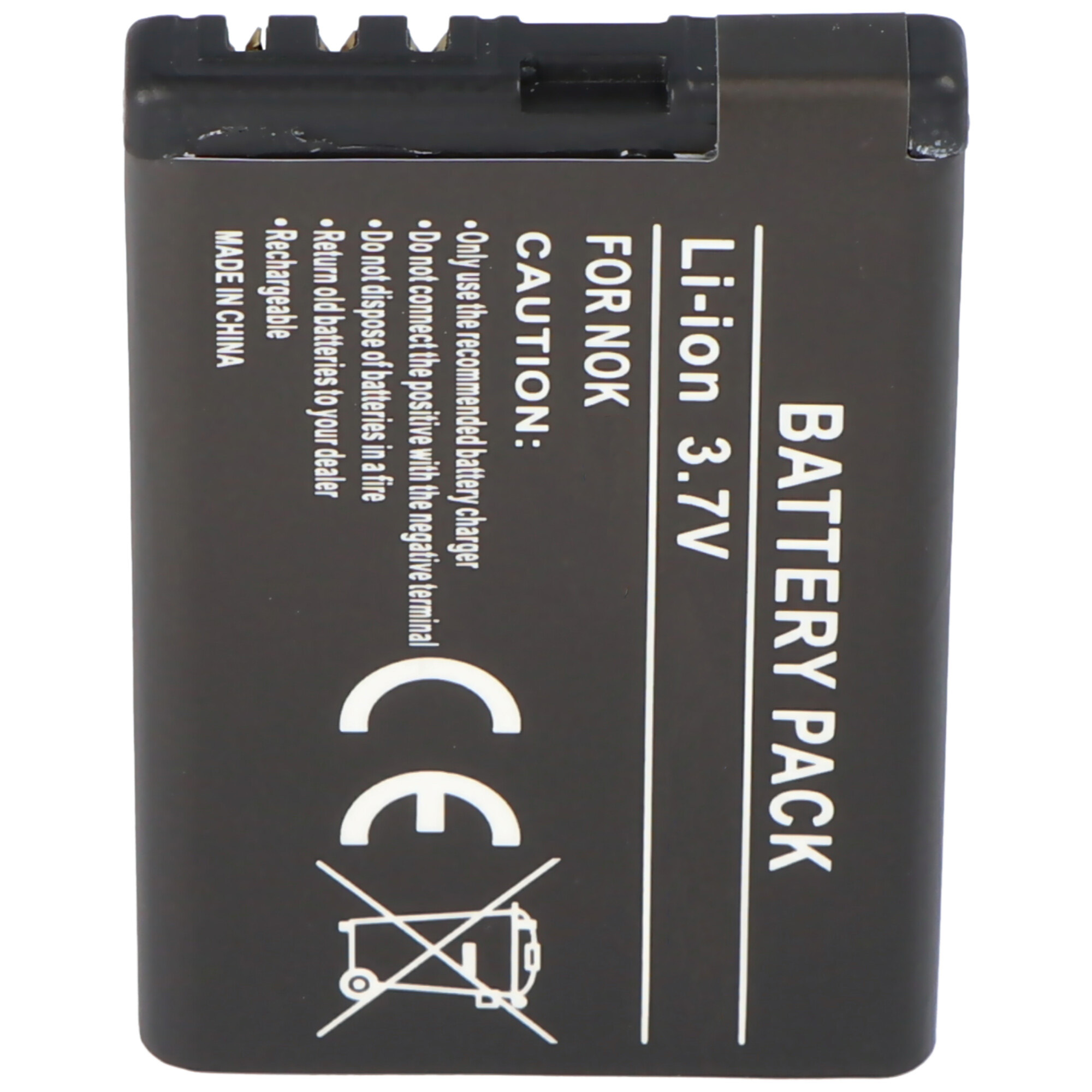 ACCUCELL Akku Lithium-Ionen BL-5CT 1100 mAh - für 3720 Nokia passend Handy-Akku, Akku Li-Ion classic