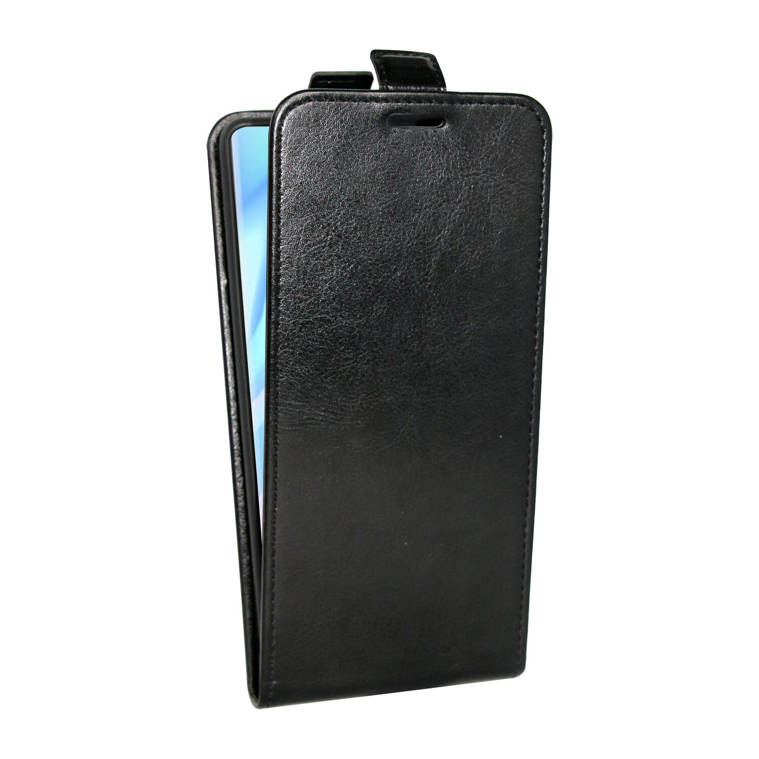 COFI Buch Tasche, ZTE, Schwarz Ultra, Cover, Axon Flip 30