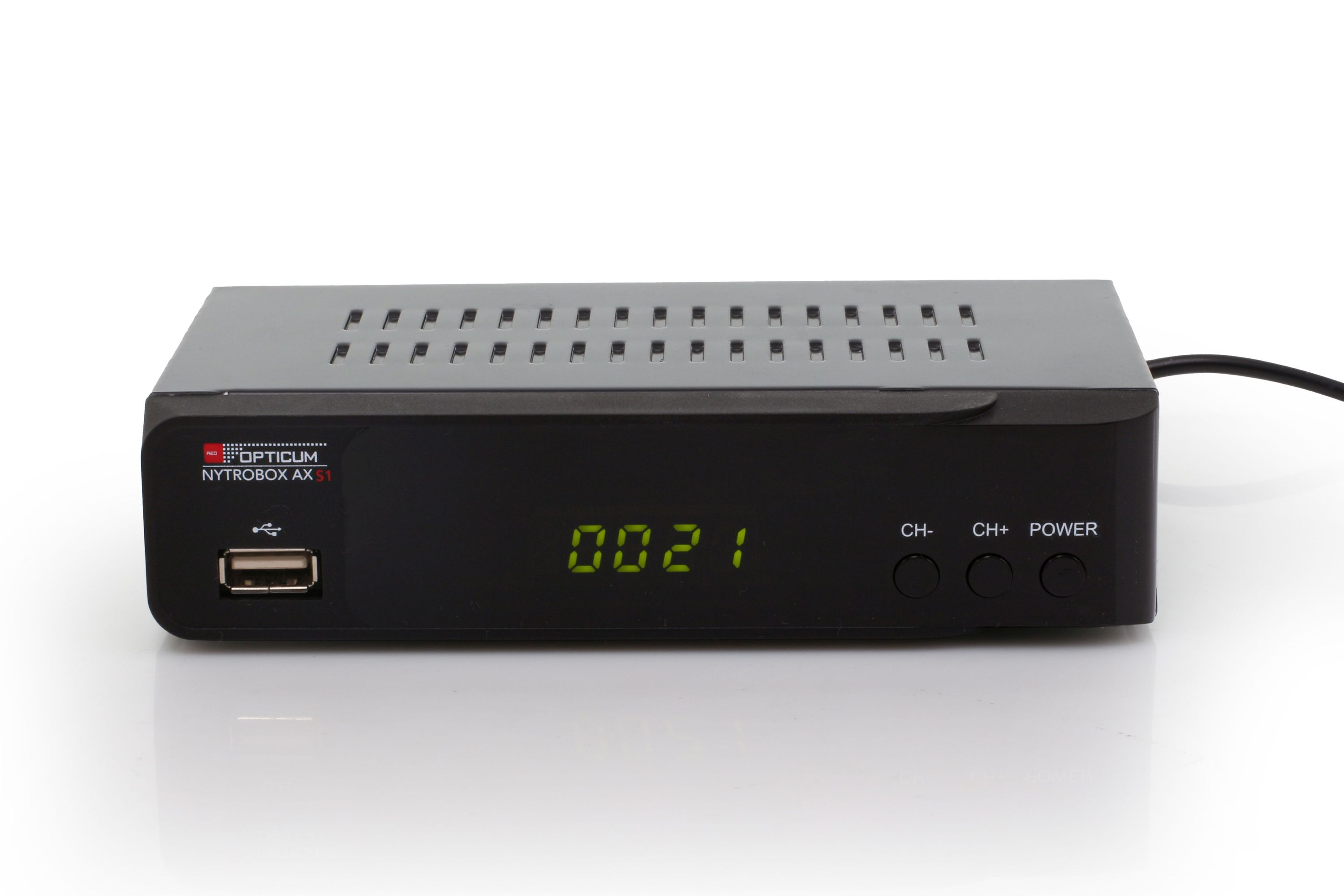 HD1080p-HDMI RED Satelliten-Receiver 12 (HDTV, Receiver S1 PVR-Funktion, V OPTICUM DVB-S2 Receiver HD DVB-S2, Sat AX mit DVB-S, I schwarz) Aufnahmefunktion NYTROBOX Digitaler
