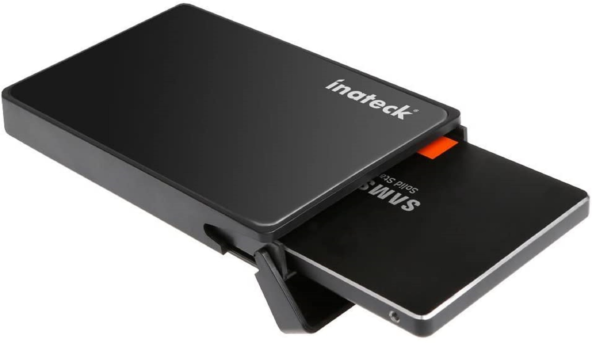 INATECK Festplattengehäuse FE2005 2.5 schwarz Festplattengehäuse, SSD SATA Gehäuse Externes 3.0 USB HDD Zoll