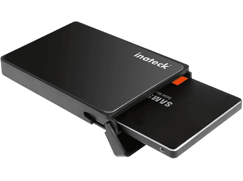 INATECK Festplattengehäuse FE2005 2.5 schwarz Festplattengehäuse, SSD SATA Gehäuse Externes 3.0 USB HDD Zoll