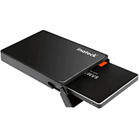 Caja Disco - USB 3.0, Caja Externa con UASP de HDD SSD SATA I/II/III de 7mm 9.5mm de Altura negro |
