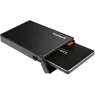 Caja Disco Duro  - 2.5" USB 3.0, Caja Externa con UASP de HDD SSD SATA I/II/III de 7mm 9.5mm de Altura INATECK, negro