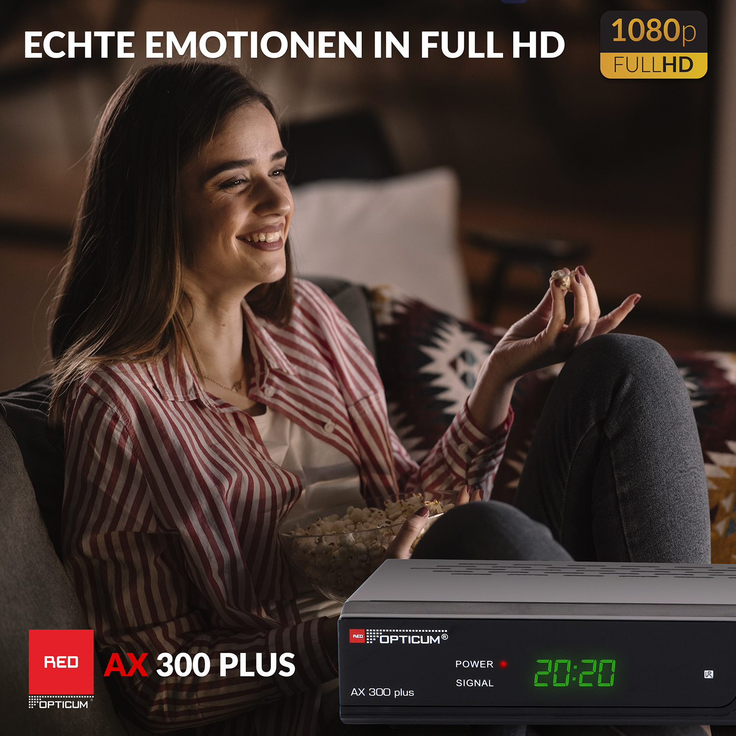 - AX I HD 300 DVB-S2, schwarz) DVB-S, Satelliten-Receiver SCART USB Receiver - Digitaler - HD - HDMI OPTICUM DVB-S2 DVB-S2 Sat (HDTV, 2.0 Receiver Plus RED