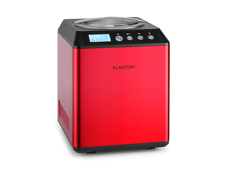 KLARSTEIN Vanilla Sky Eismaschine (180 Watt, Rot)