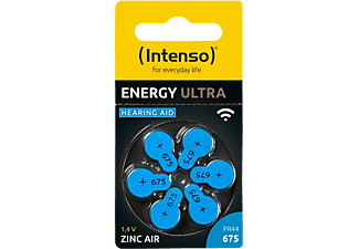 INTENSO Energy Ultra Hörgeräte Batterie A675 6er Pack Hörgerätebatterie