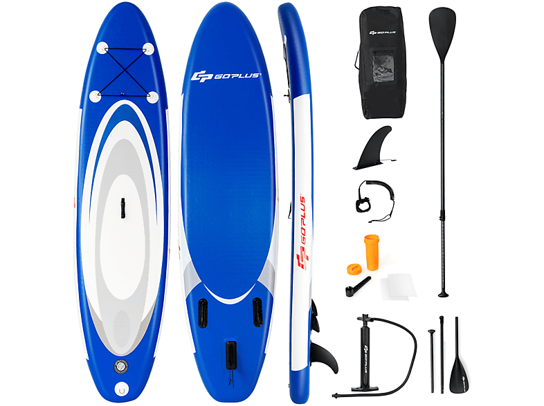 SUP Blau Board Up Paddle, COSTWAY Stand
