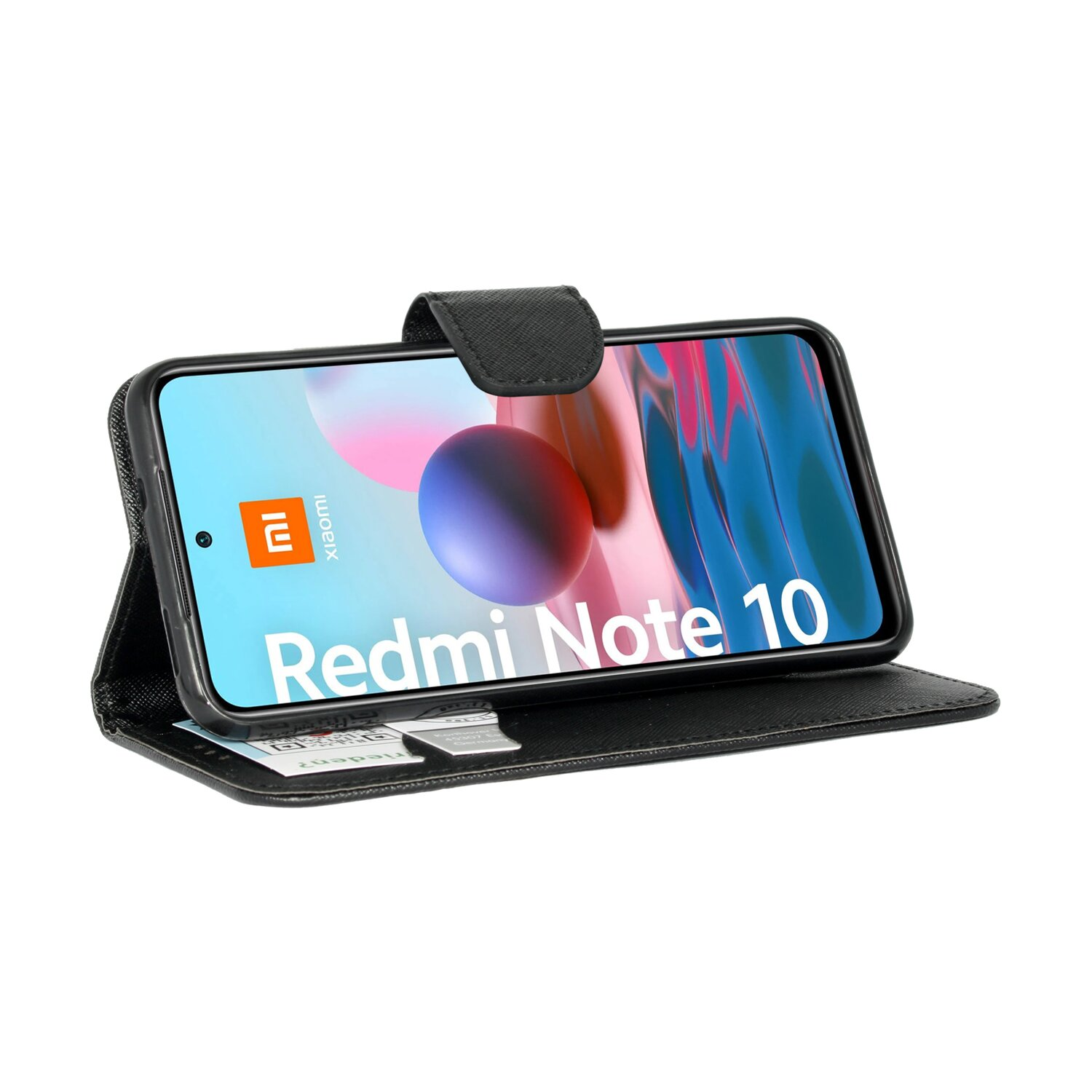 Schwarz Xiaomi, Note Tasche, Bookcover, Buch COFI 10, Redmi