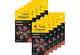INTENSO Energy Ultra Hörgeräte Batterie A312 60er Pack Hörgerätebatterie