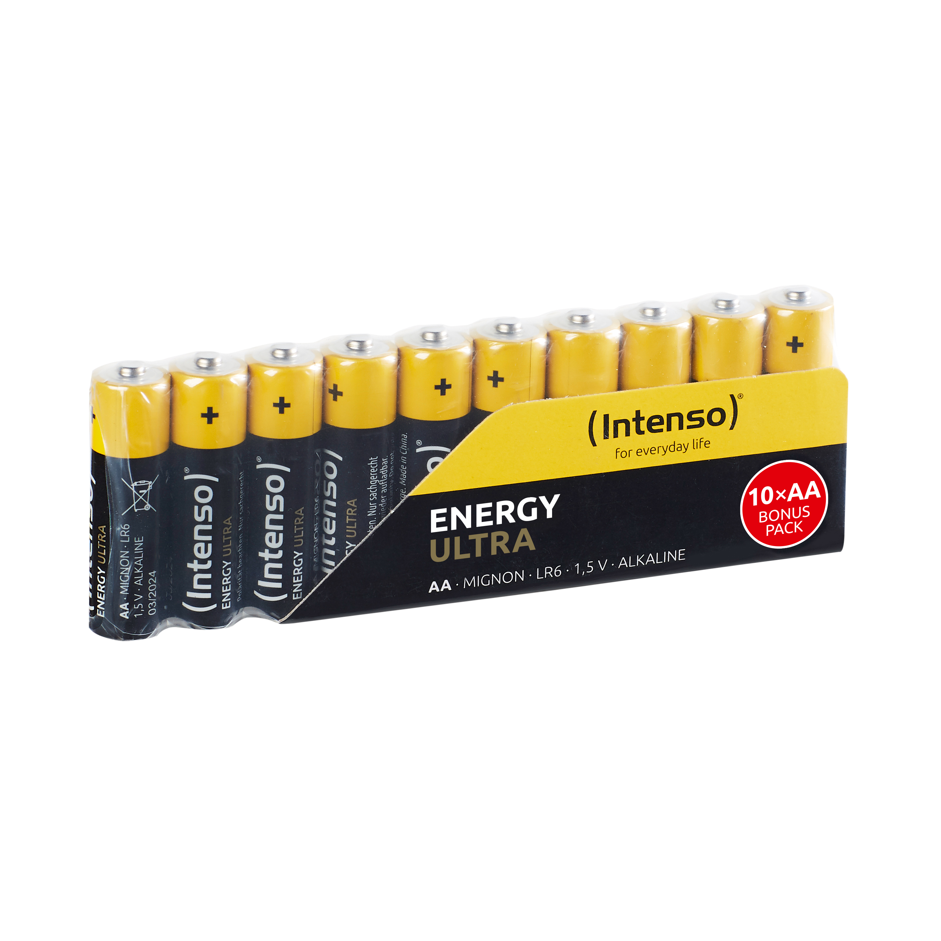 Batterie 10er Energy Ultra LR6 INTENSO Pack AA