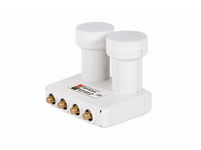 RED OPTICUM Monoblock Quad Teilnehmer LNB inkl. Wetterschutztülle LMQP Quad Satelliten, 2 DiseqC, 04H 4 Monoblock & LNB 0.1dB