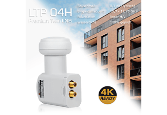 & kältebeständiger Digital-LNB 2-fach RED OPTICUM LTP 04H Twin LNB I Hitze 
