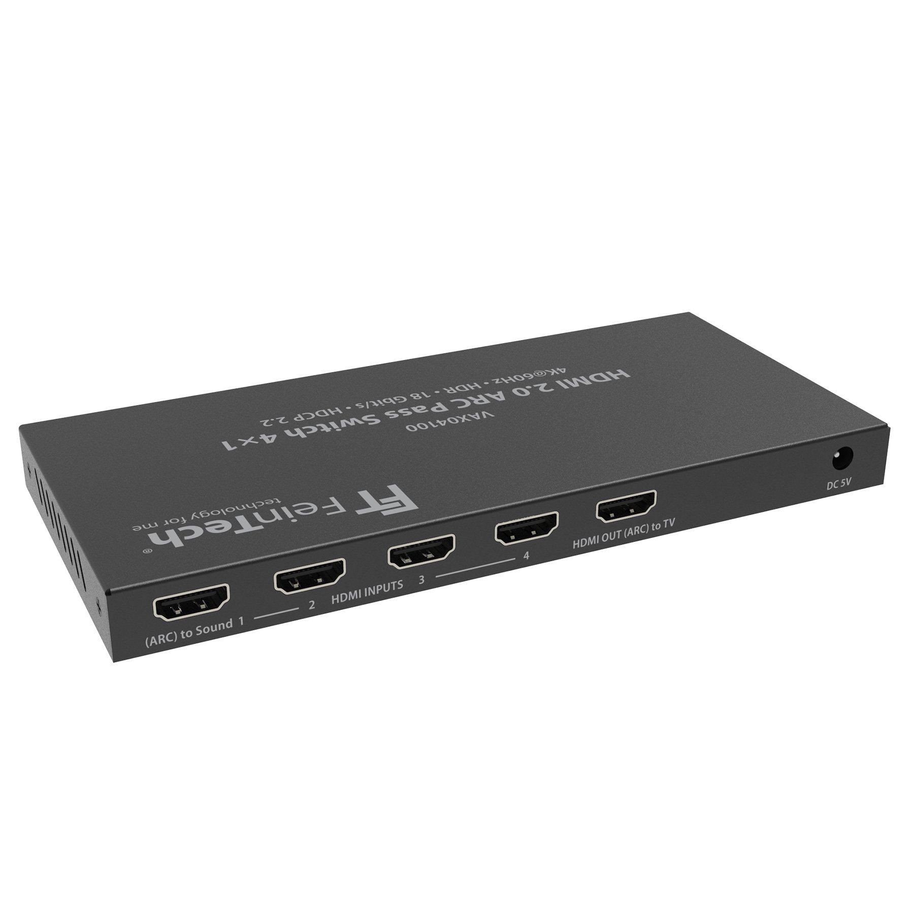 Switch HDMI 2.0 FEINTECH ARC Switch 4x1 HDMI Pass
