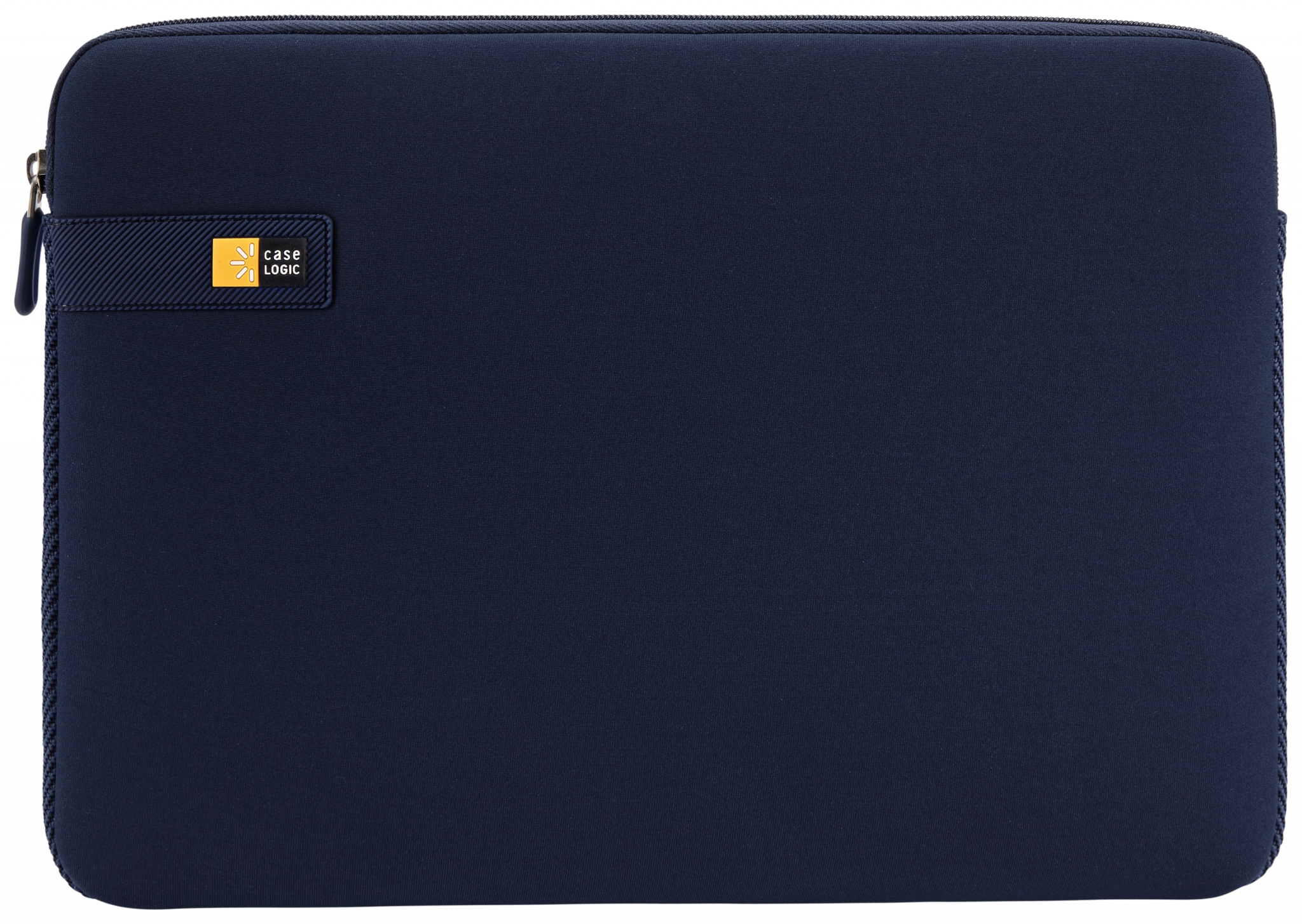 Custodia blu navy per laptop con logo Case Logic.