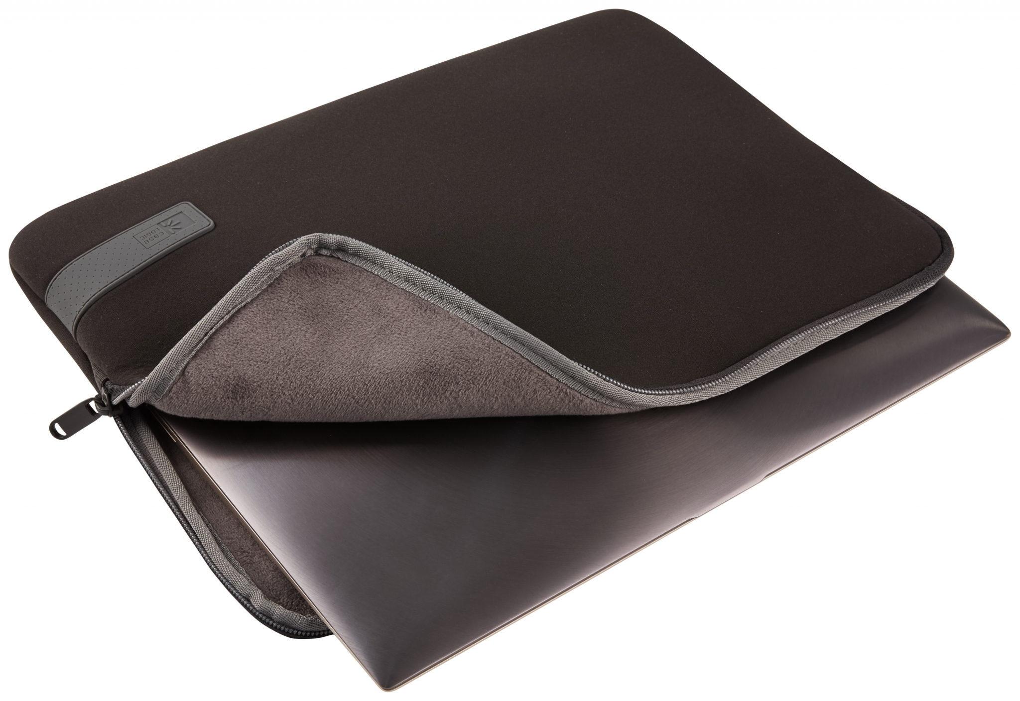 Sleeve Polyester, LOGIC CASE Reflect Notebooksleeve für Schwarz Universal