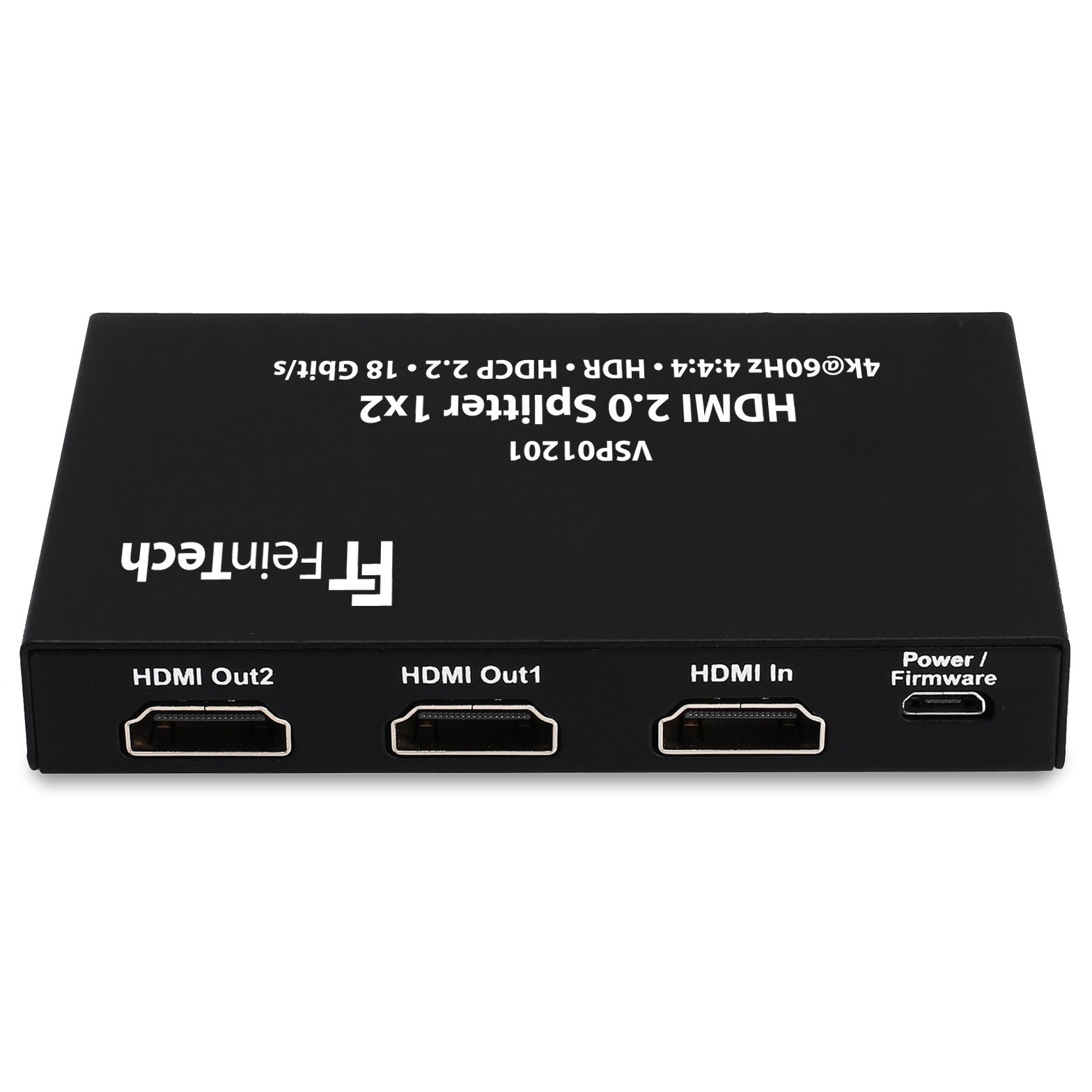 Out 2 VSP01201 Splitter FEINTECH 60Hz 4K In 2.0 HDMI 1