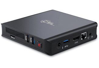 CSL Mini-PC Narrow Box Ultra HD Compact v4 / Win 10, Windows 10 Home, 64 Bit, Mini-PC , 4 GB RAM , 128 GB  eMMC   , Intel® HD Graphics 600  