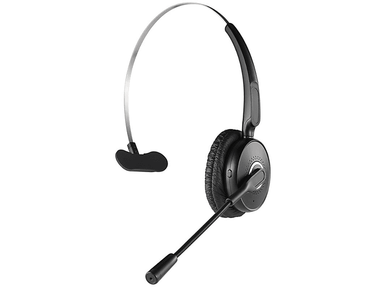 HAPPYSET Office, On-ear Headset Bluetooth Schwarz | Headsets