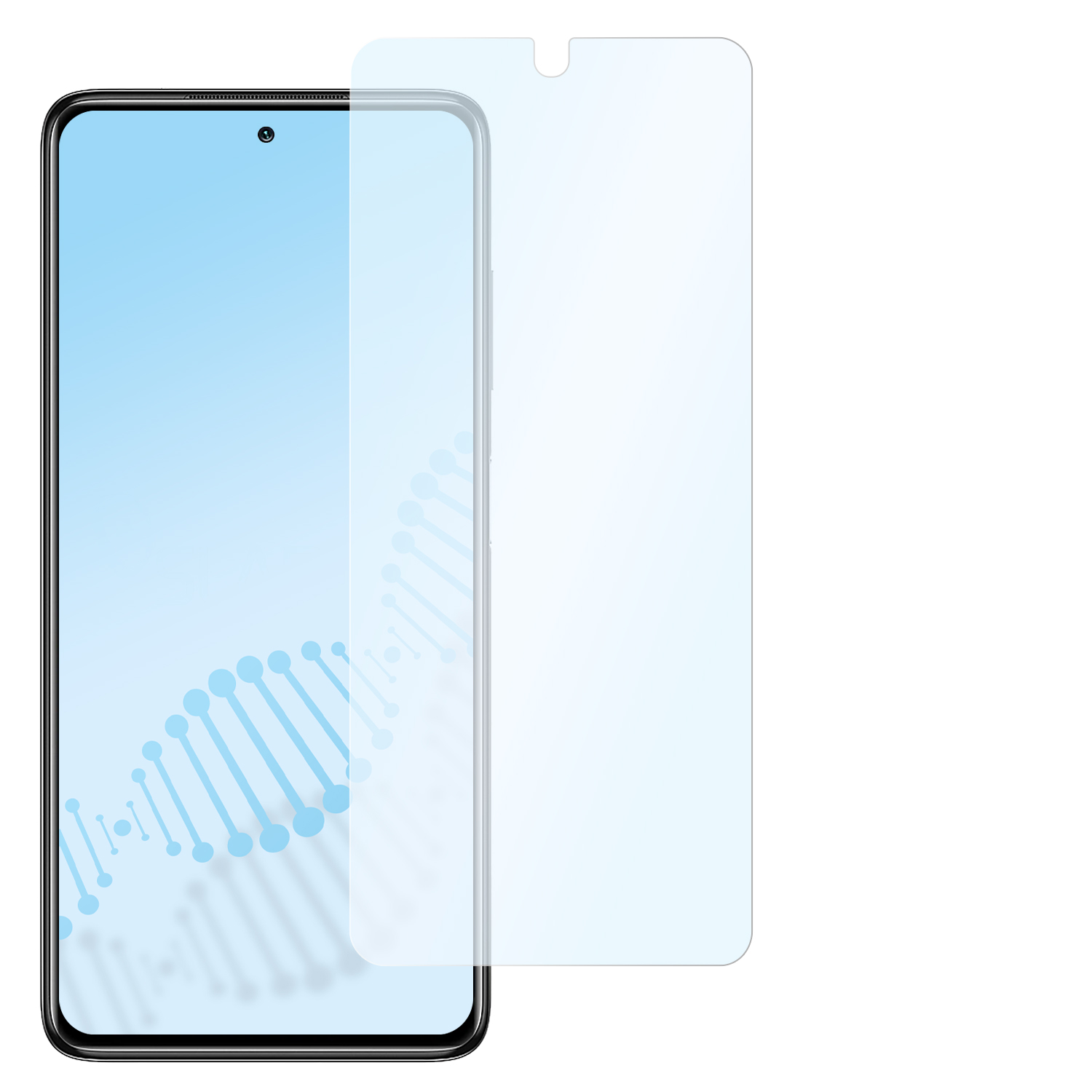 Poco Pro) Hybridglasfolie SLABO flexible antibakterielle X3 Xiaomi Displayschutz(für