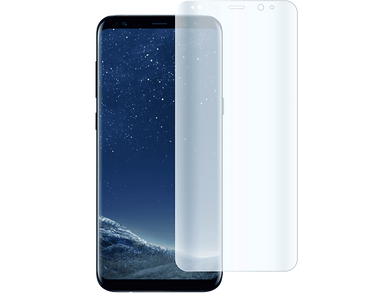 Panzerglasfolie - S8+ Displayschutz(für (SM-G955)) Transparent Galaxy Samsung Tempered Glass Premium Full Cover SLABO