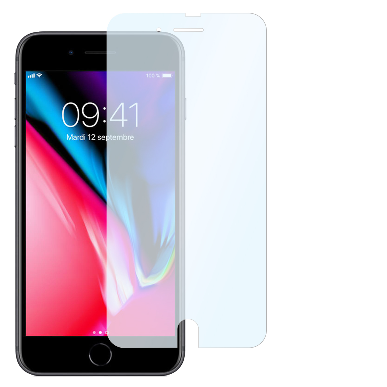 Panzerglasfolie 6s iPhone iPhone 6 | Tempered Apple Plus | Plus 8 Plus) Premium Displayschutz(für SLABO | Glass iPhone iPhone Plus 7