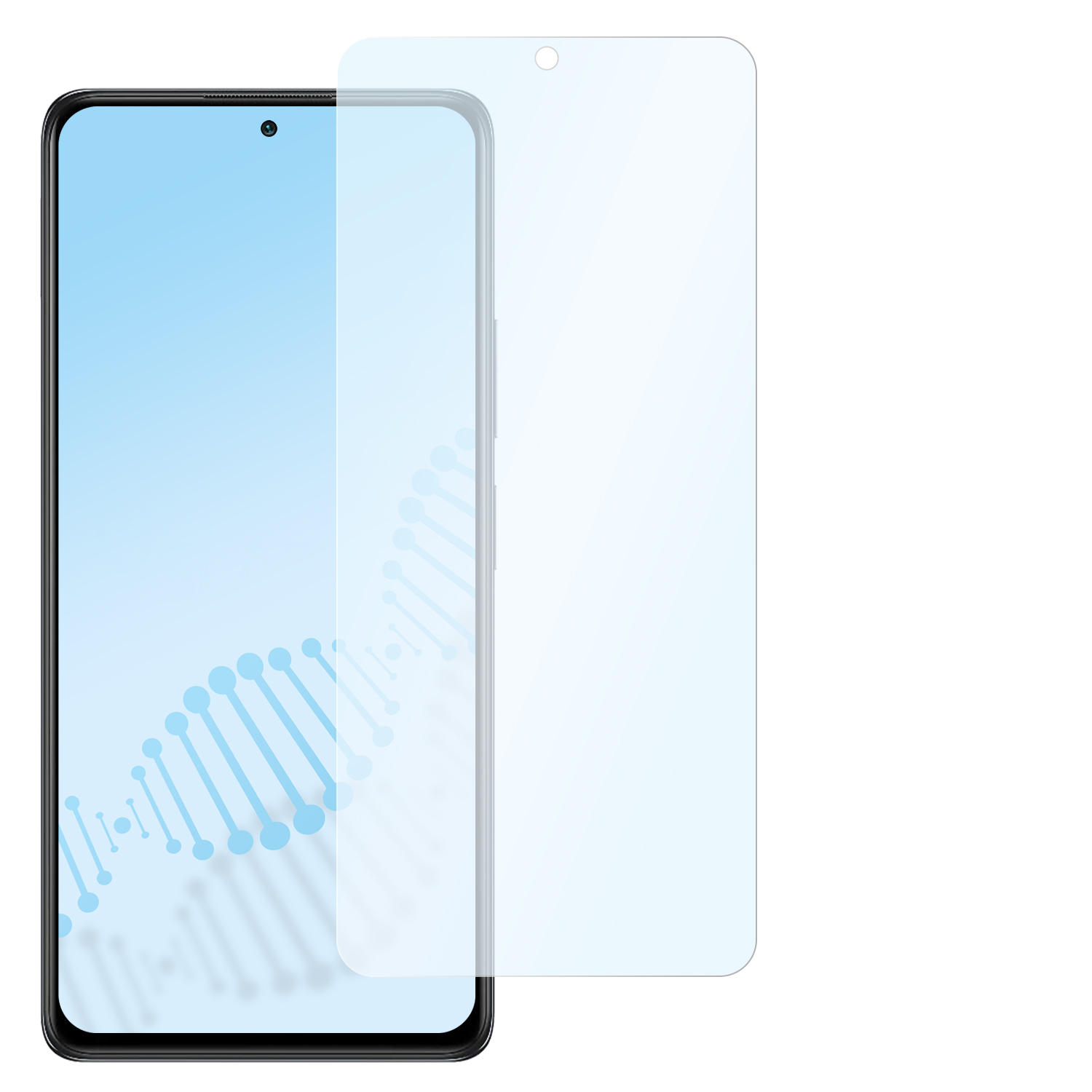 antibakterielle Pro) flexible Displayschutz(für Note Xiaomi 10 Redmi Hybridglasfolie SLABO