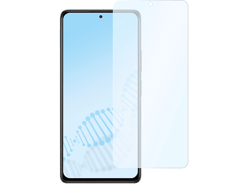 SLABO antibakterielle flexible Hybridglasfolie Displayschutz(für Xiaomi Redmi Note 10 Pro)