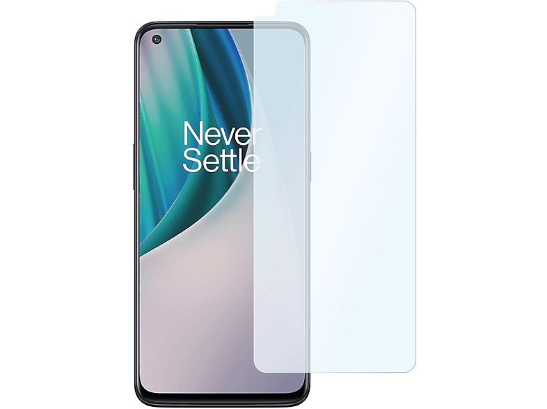 SLABO 2x flexible Panzerschutzfolie Shockproof Displayschutz(für OnePlus Nord N10 (5G))