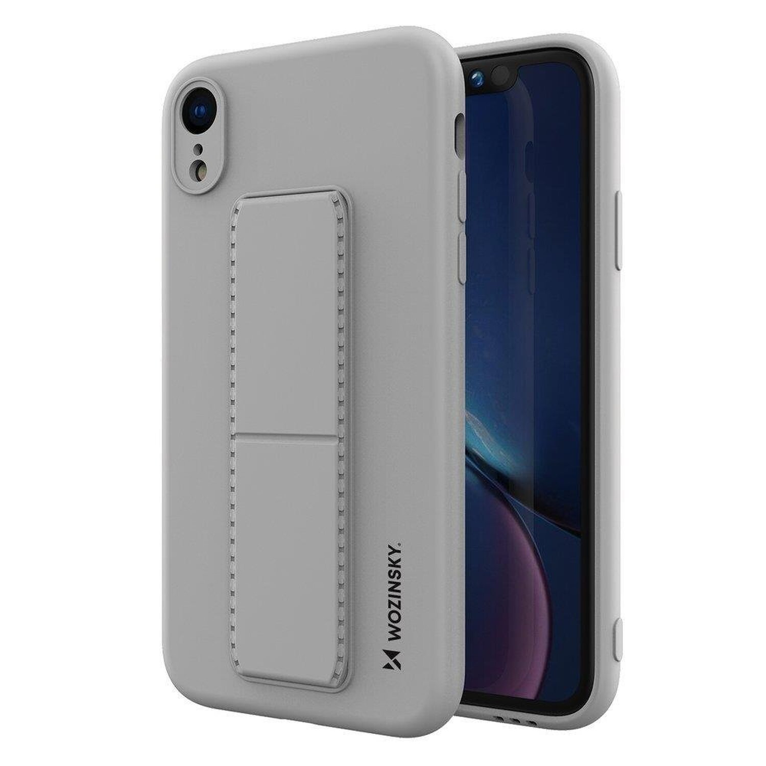 Samsung, Backcover, Hülle, Kickstand Grau (A425F), COFI A42 Galaxy