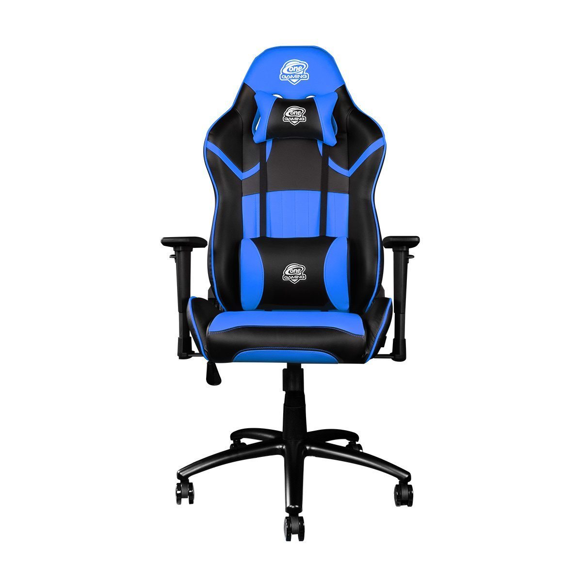 ONE GAMING Chair Pro Dark Blue - schwarz blau Stuhl, Gaming