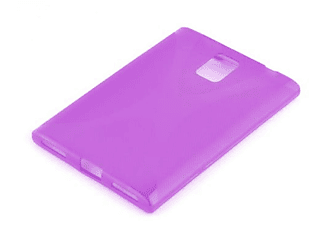 carcasa de móvil  - Funda flexible para móvil - Carcasa de TPU Silicona ultrafina CADORABO, Blackberry, Q30, orquídea violeta