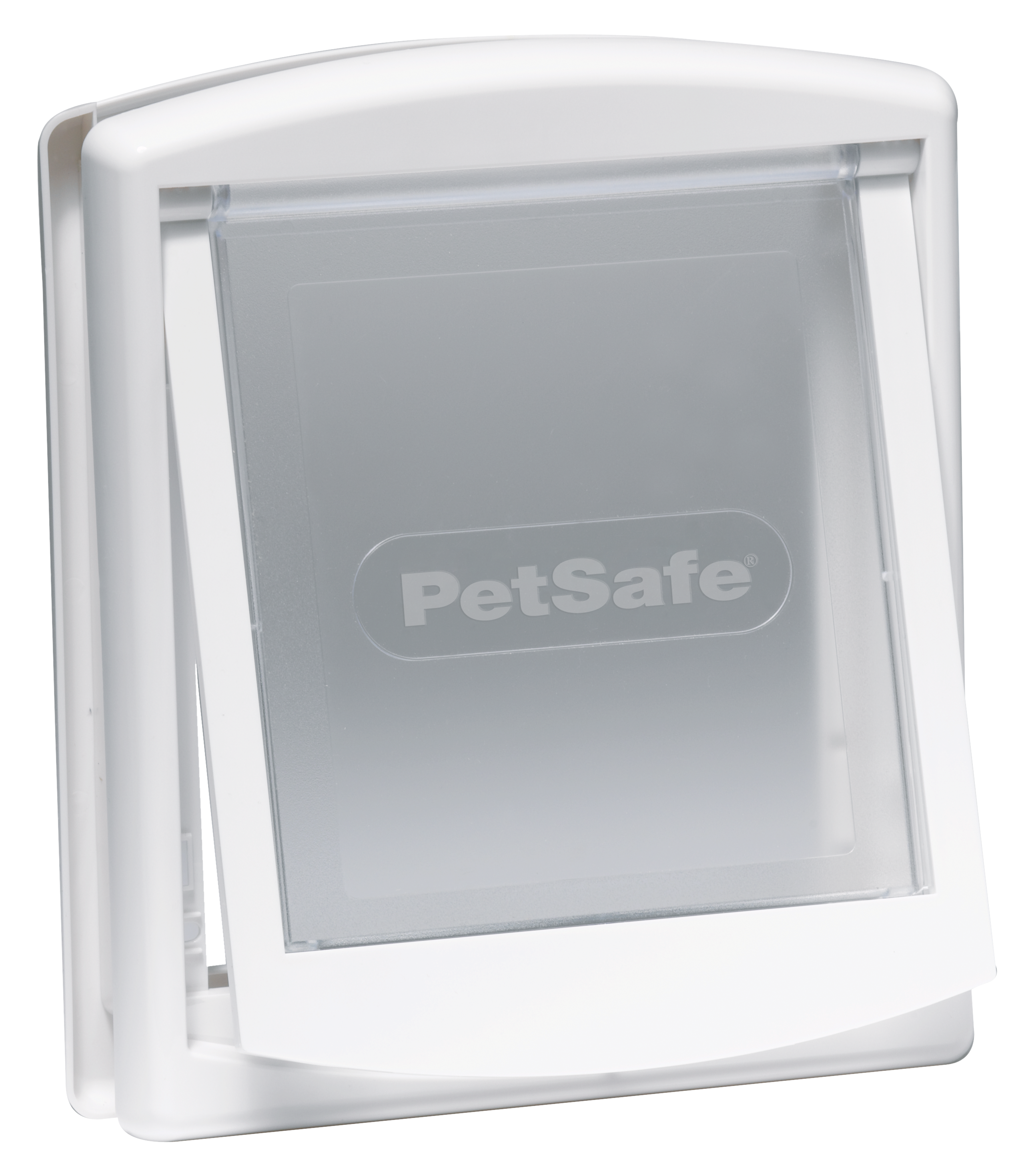 klein, 2 Verschlussoptionen, Original PETSAFE weiß Haustiertür PetSafe® Staywell® Haustiertüre mit