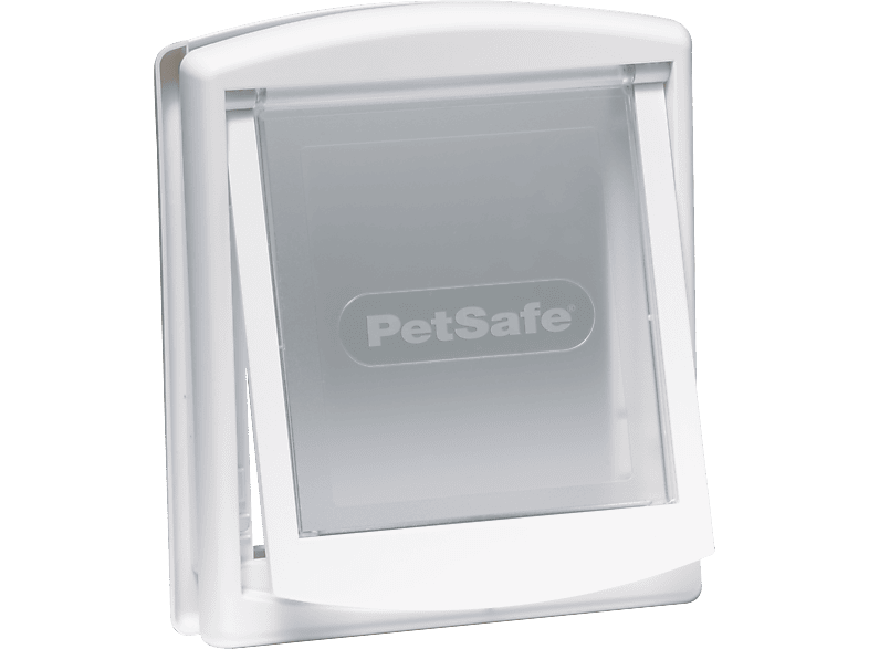 klein, 2 Verschlussoptionen, Original PETSAFE weiß Haustiertür PetSafe® Staywell® Haustiertüre mit