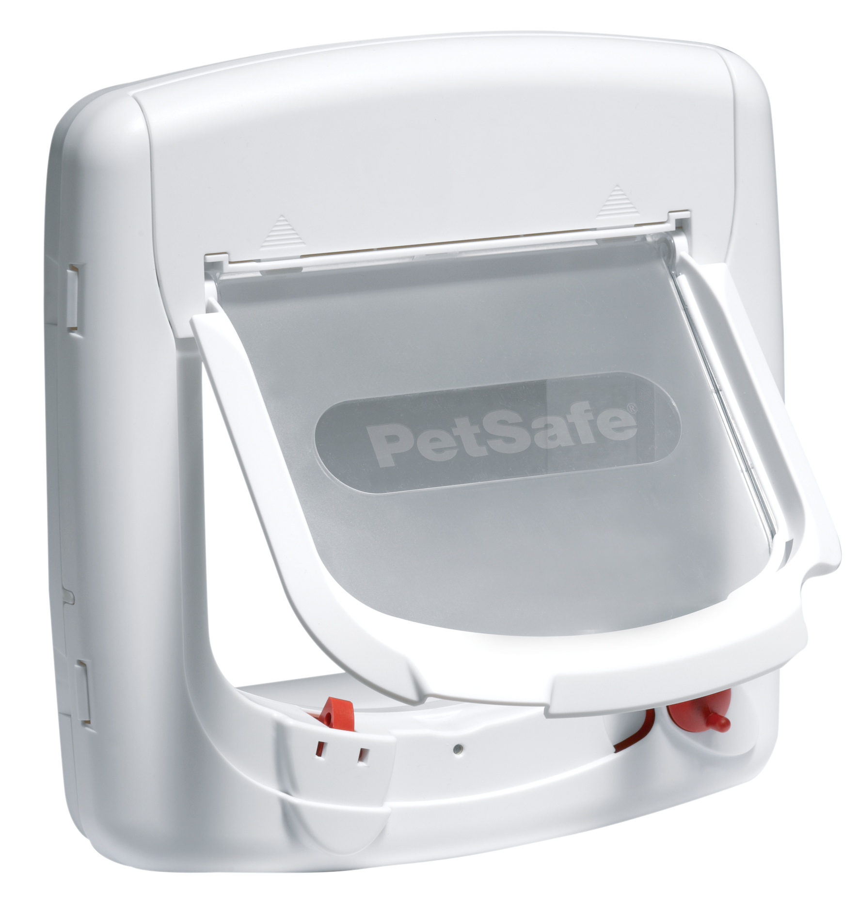 PETSAFE Staywell® Magnetische Verschlussoptionen, 4 Katzenklappe mit Weiß Katzenklappe Deluxe