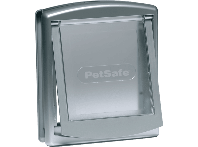 PETSAFE Staywell® 2 klein, Haustiertür silber mit Haustiertüre Verschlussoptionen, Original