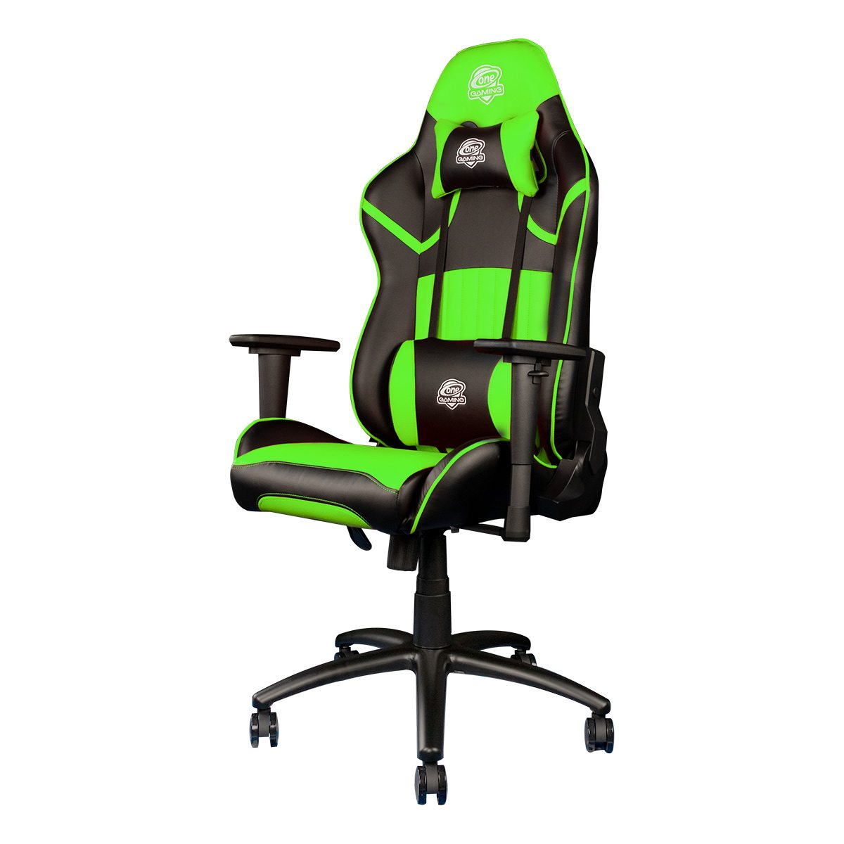 grün Pro Stuhl, schwarz Green Chair - Gaming ONE GAMING