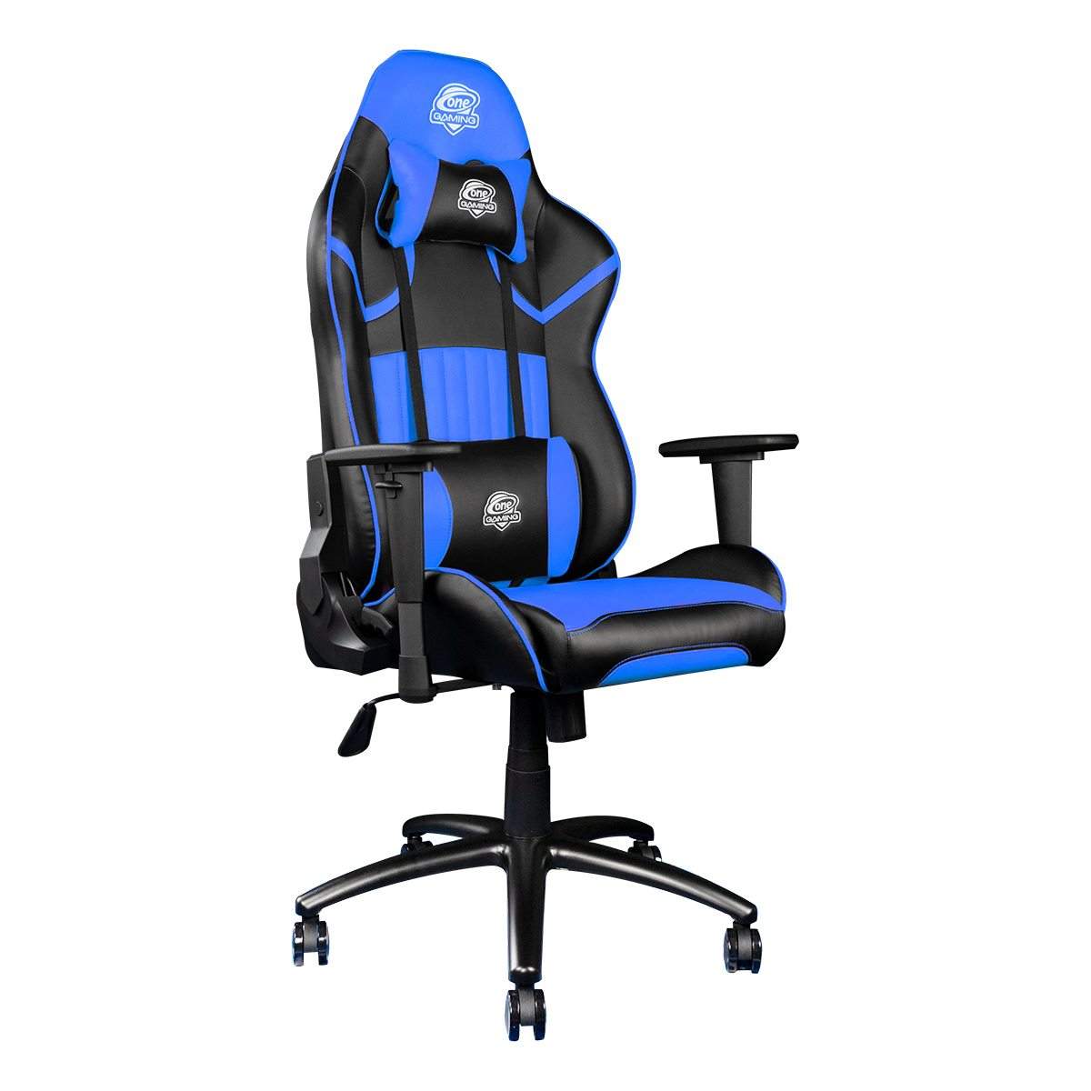 ONE GAMING Chair Pro Dark Stuhl, schwarz Gaming Blue - blau