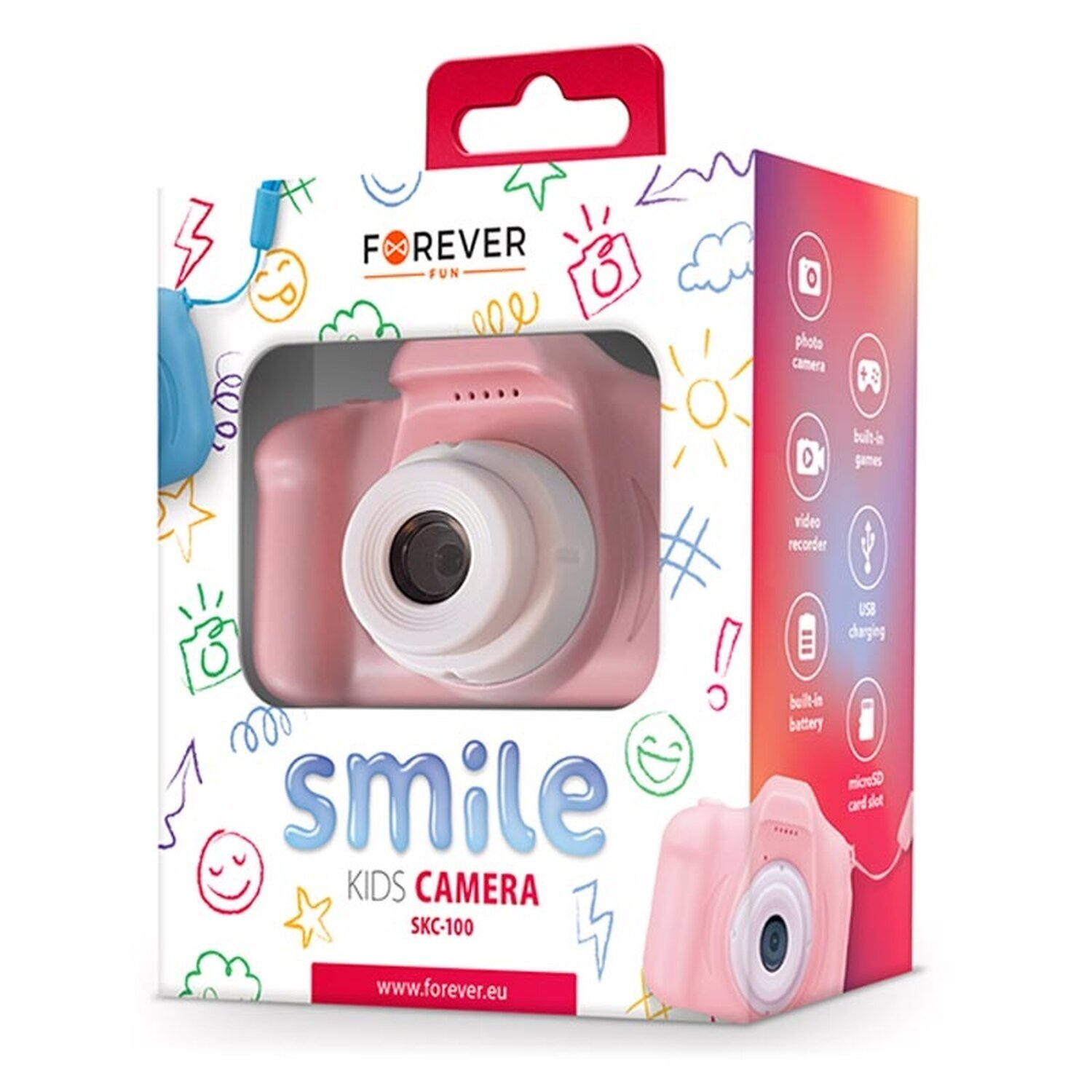 SKC-100 Pink FOREVER Digitalkamera
