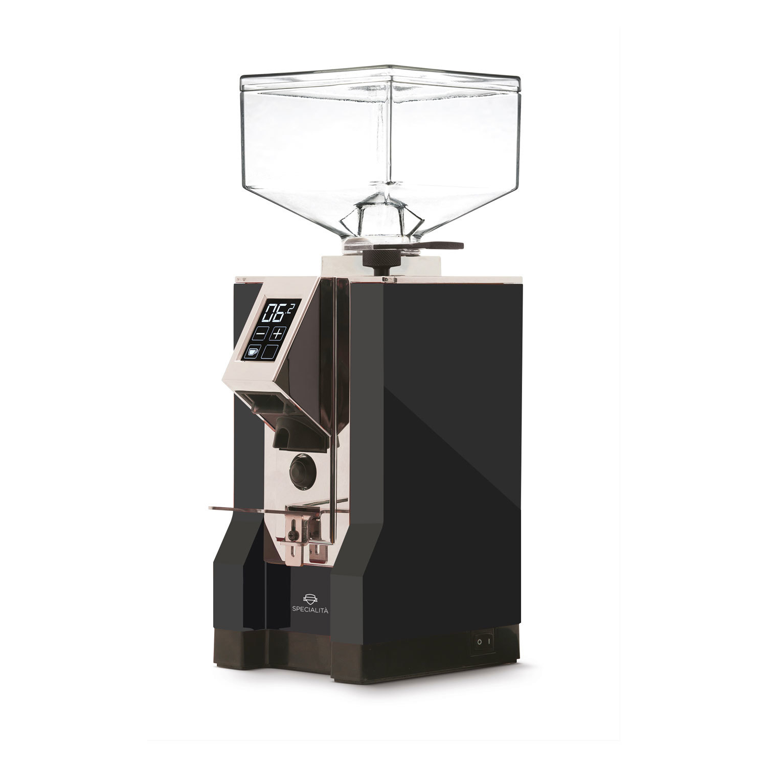 (260 50-mm-Stahlscheibenmahlwerk) Elektrische Schwarz-Matt Mignon Specialità Watt, EUREKA Kaffeemühle