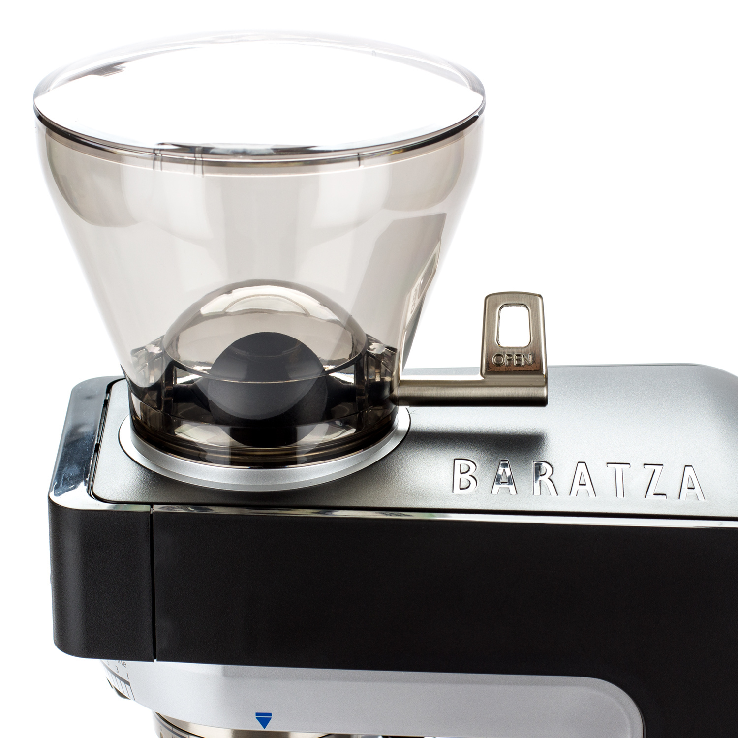 BARATZA Sette Schwarz / Watt, (280 Silber Elektrische 270 Kaffeemühle 40-mm-Stahl-Kegelmahlwerk)