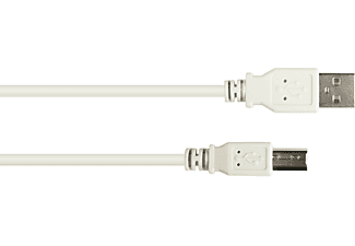 KABELMEISTER USB 2.0 Stecker A an Stecker B, grau Anschlusskabel